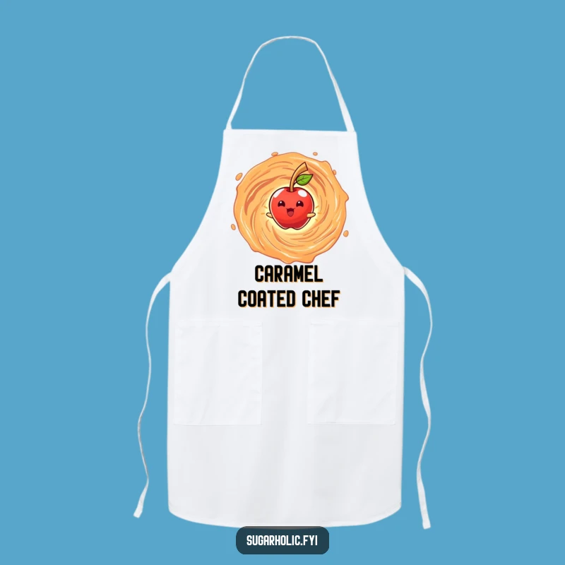 Funny Candy Apple Vortex Apron: Sweet Kitchen Style for a Joyful Cook