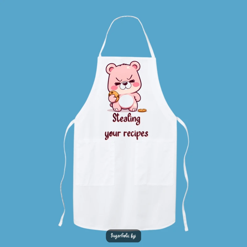 Funny Gummy Bear Baker's Heist Apron: A Hilarious Kitchen Companion