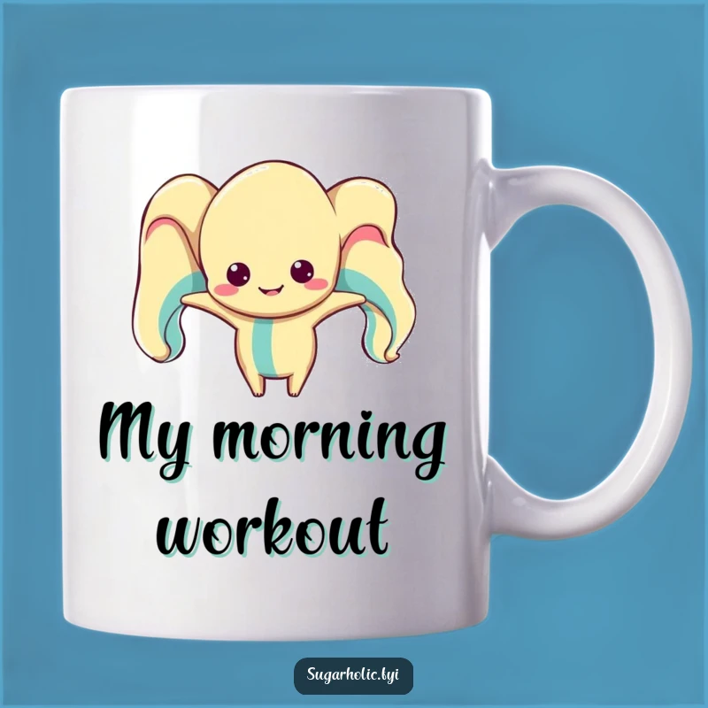 Funny Stretchy Taffy Mug: Hilarious Distorted Character Coffee Cup Makes a Funny Gift