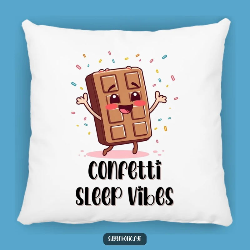Funny Chocolate Bar Dance Pillow: Cuddle Up with Sweet, Silly Comfort