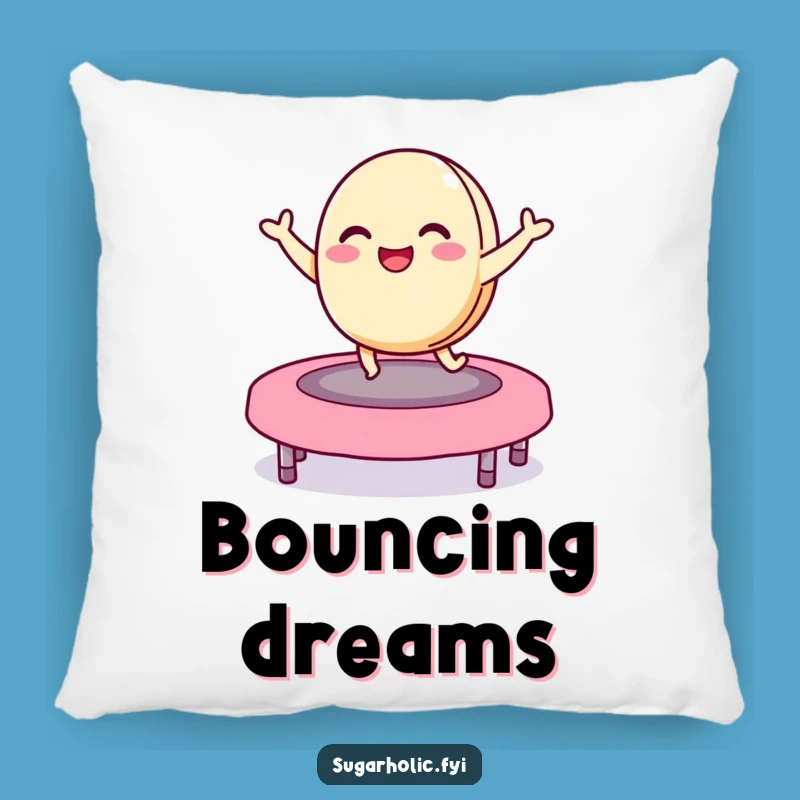 Funny Macaron Jelly Bean Trampoline Pillow - Comfy & Hilarious Playful Accent