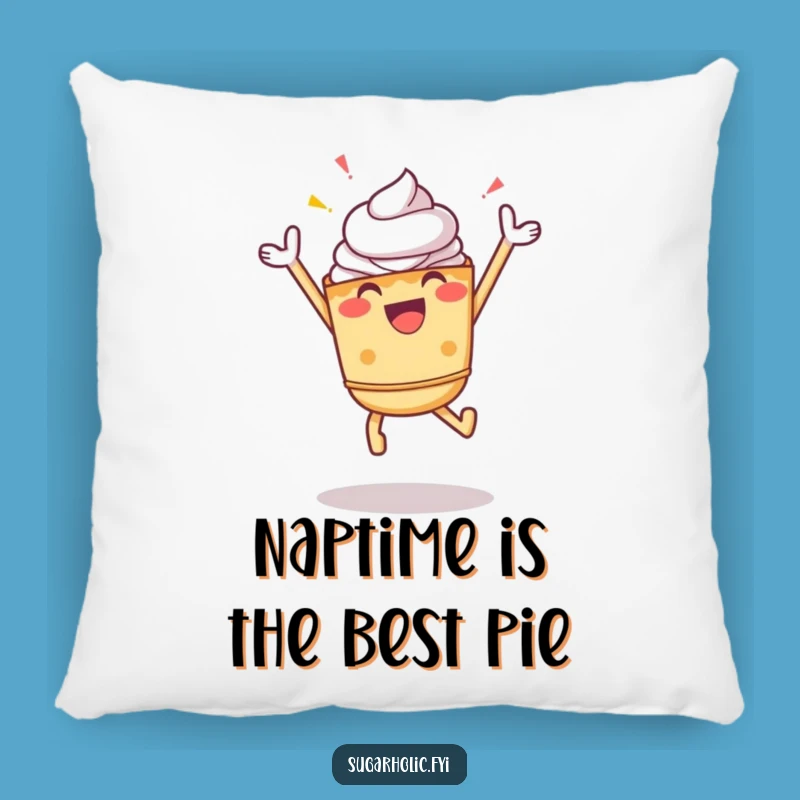 Funny Pie Pillow - Soft Celebration Cushion, Perfect Funny Cozy Joyful Gift
