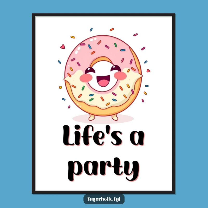 Funny Donut Sprinkle Juggler Digital Art - Laughing Treat Download