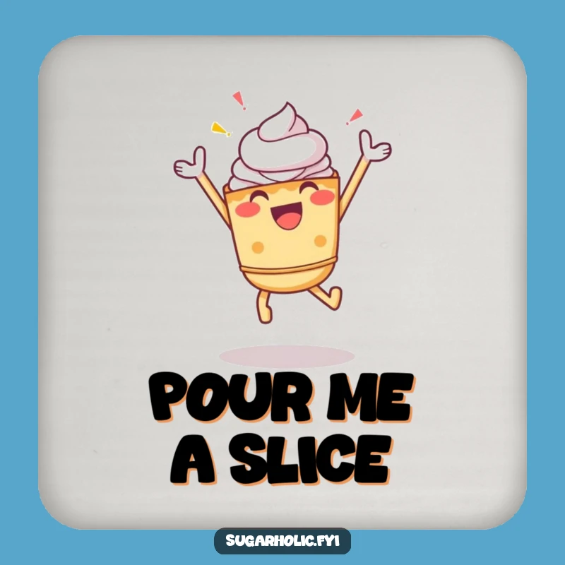 Funny Pie Coasters - Set of Celebration Decor, Perfect Funny Housewarming Gift