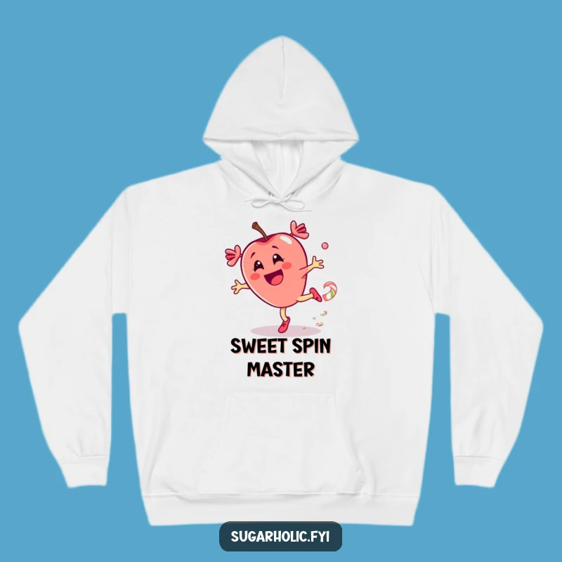 Funny Candy Apple Cartwheel Hoodie: Cozy Thrill Sweatshirt, Perfect Funny Gift!