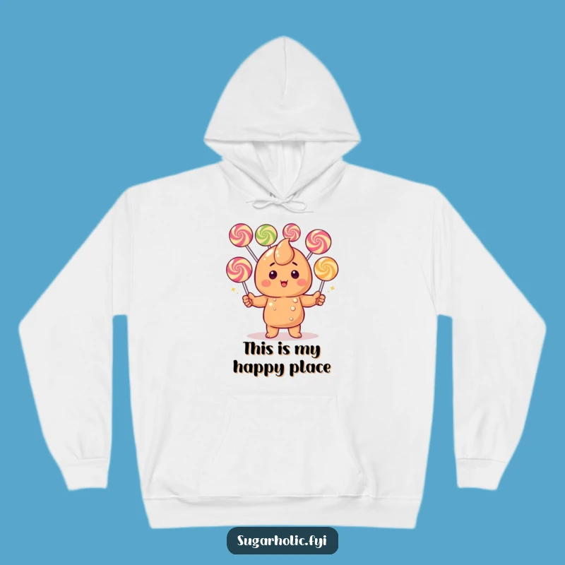 Funny Caramel Candy Hoodie - Cozy Gumdrop Juggling Sweatshirt, Perfect Funny Gift Idea