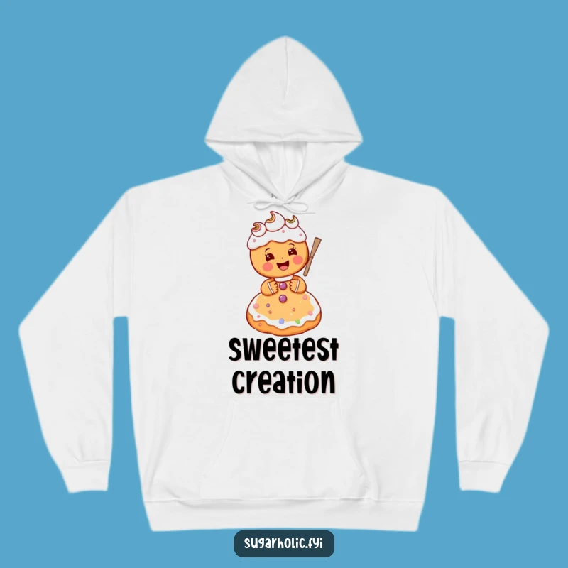Funny Gingerbread Baker Hoodie - Cozy & Gleeful Gift