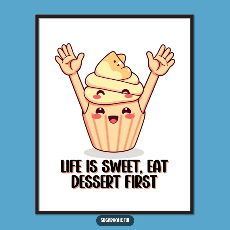 Funny Free Printable Cupcake Art For Your Wall