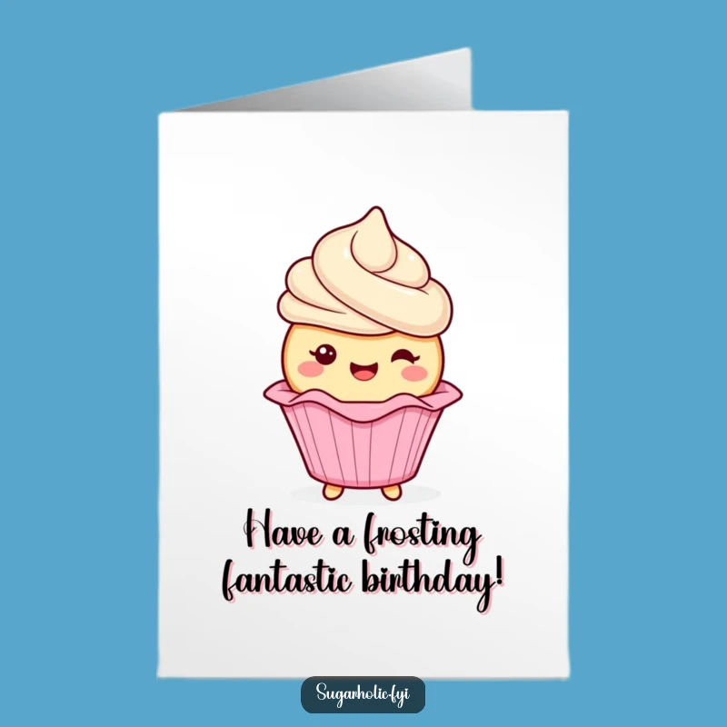 Free Printable Cupcake Birthday Card: Wiggle into Fun, Funny Downloadable Gift