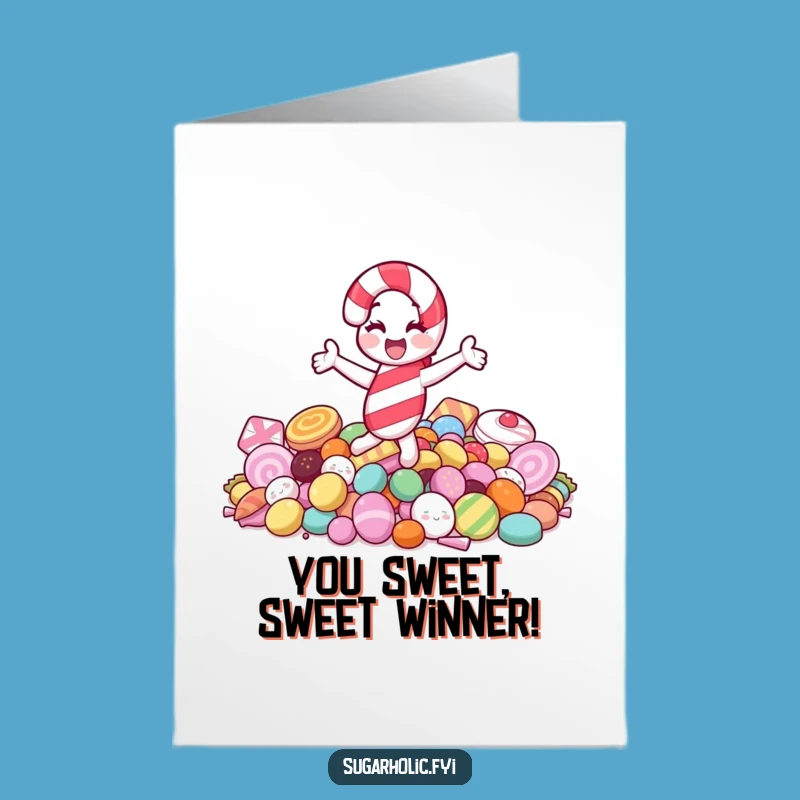 Free Printable Congrats Card: Jolly Candy Cane Spin for a Sweet Downloadable Surprise