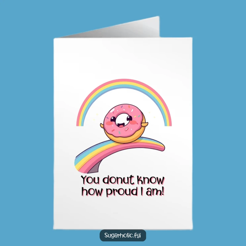 Free Printable Donut Congratulations Card For A Laugh