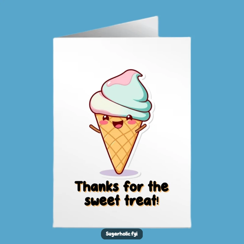 Free Printable Thank You Card: Sweet Spinning Thanks