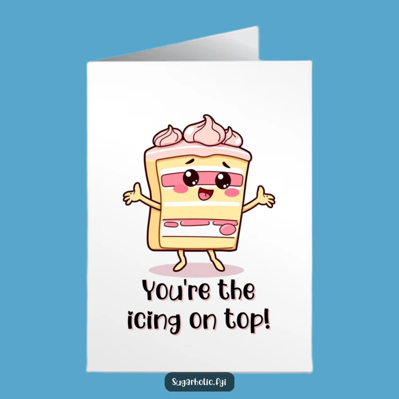 Free Printable Cake Thank You Card - Funky Downloadable Gift