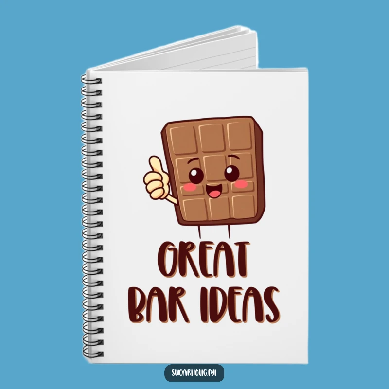 Funny Chocolate Bar Notebook: Thumbs Up Notes, Hilarious Gift