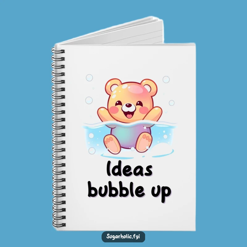 Funny Gummy Bear Soda Notebook: Jot Down Ideas with Bubbly Inspiration