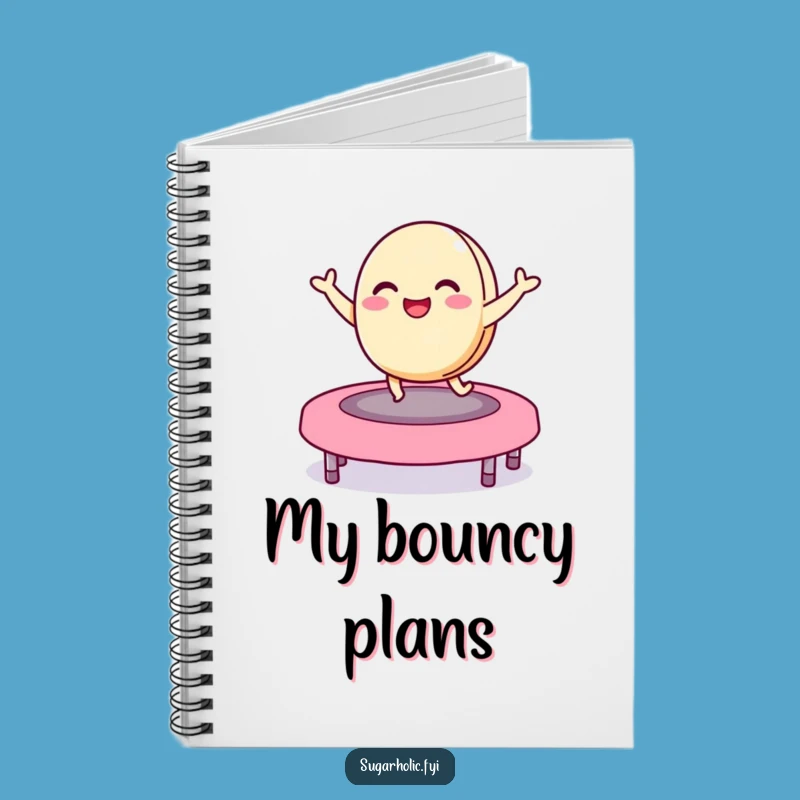 Funny Macaron Jelly Bean Trampoline Notebook - Hilarious Journal for Playful Ideas