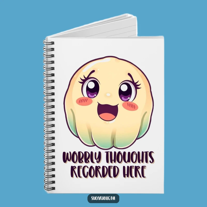 Funny Wobbly Jelly Notebook - Cute Cartoon Journal for Inspired Ideas