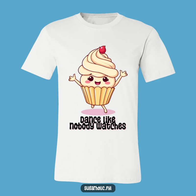 Funny Cupcake Frosting Swirls T-Shirt - Cheerful Apparel for Sweet Personalities