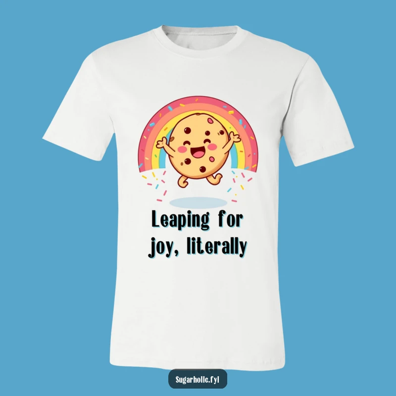 Funny Cookie Rainbow Sprinkles T-Shirt - Wear Your Joyful Spirit Hilariously