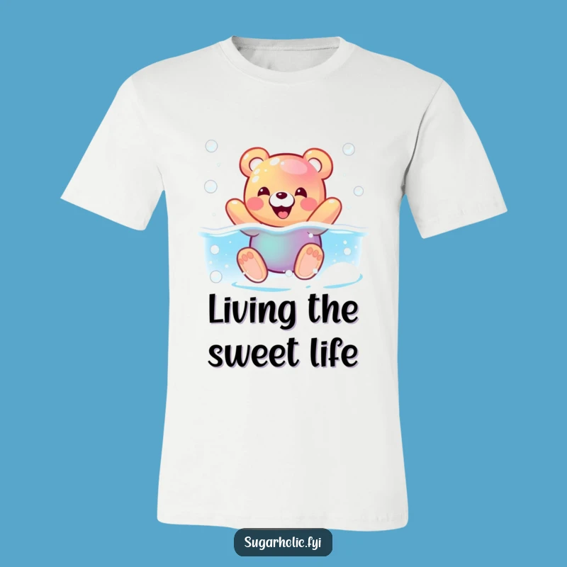 Funny Gummy Bear Soda Swim T-Shirt: Wearable Fun for a Bubbly Personality