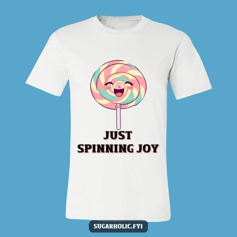 Funny Lollipop Spin T-Shirt: Wear Your Sweetest Smile with Joy