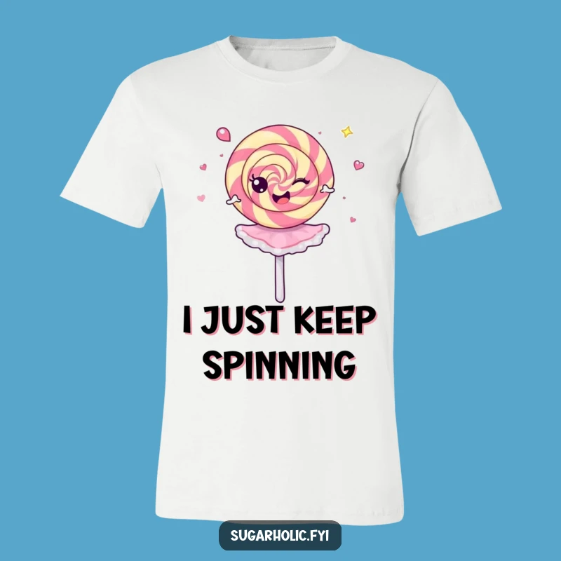 Funny Lollipop Ballerina T-Shirt - Joyful Spinning Treat for Her, Perfect Funny Gift