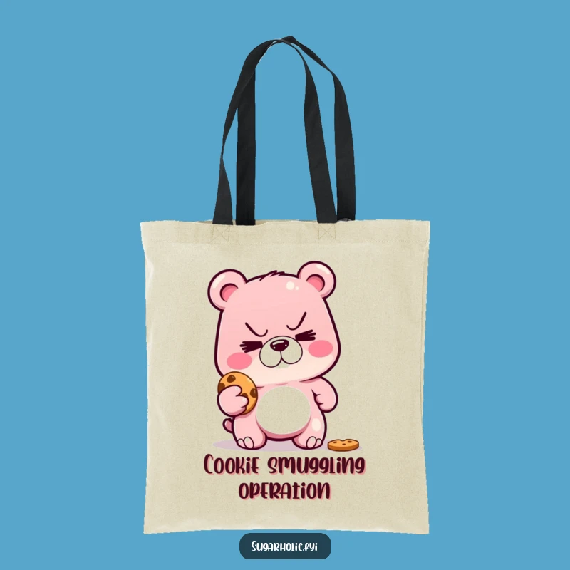 Funny Gummy Bear Cookie Snatcher Tote Bag: A Stylish and Humorous Carry-all