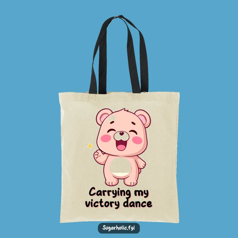 Funny Gummy Bear Tote Bag: Durable Wiggle Design for a Hilarious Everyday Carry Gift