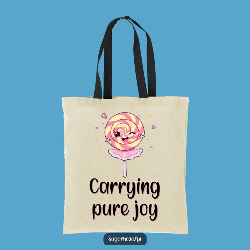 Funny Lollipop Ballerina Tote Bag - Carry Your Joy, Perfect Funny Gift On-the-Go